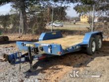 2018 Anderson Mfg T1716TC T/A Tagalong Equipment Trailer, 14 Ft With 2Ft Dove, 6Ft 8 In Between Whee