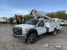 ETI ETC35S-NT, Non-Insulated Bucket Truck mounted behind cab on 2013 Ford F450 Utility Truck Runs, M