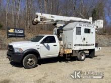 Altec AT37G, Articulating & Telescopic Bucket Truck mounted behind cab on 2017 RAM 5500 Cable Splici