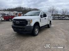 2017 Ford F250 4x4 Extended-Cab Enclosed Service Truck Runs & Moves, Check Engine Light On, Rust Dam