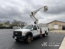 Versalift SST37EHI, Articulating & Telescopic Bucket Truck mounted behind cab on 2012 Ford F550 Exte
