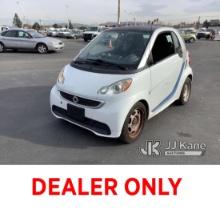 2015 SMART ECAR COUPE Does Not Charge, Missing Charger, Missing Left Mirror