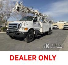 Terex C4047, , 2011 Ford F750 Backyard Digger Derrick, Has a bit of a shake in the steering, will no