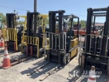 Yale GLC030AFNUAE082 Solid Tired Forklift Bill of Sale Only, Not Running, Missing LPG Tank