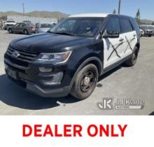 2016 Ford Explorer AWD Police Interceptor Sport Utility Vehicle Run & Moves, Drive Cycle Will Not Cl