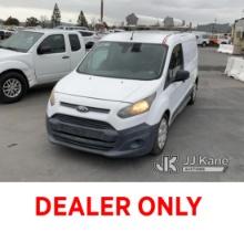 2014 Ford Transit Connect Mini Cargo Van Runs & Moves, Paint Damage, Bad Motor Mounts