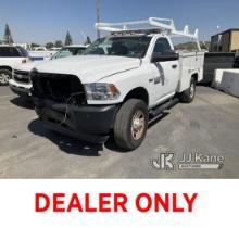 2018 RAM 3500 Regular Cab Pickup 2-DR Runs & Moves, Front End Wrecked