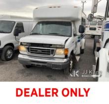2006 Ford E350 Cutaway Runs & Moves, Paint Damage, Bad Charging System
