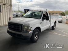 2002 FORD F350 Cab & Chassis Runs & Moves