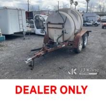 2005 Water Tank Trailer Operation Unknown, Application for Special Equipment, Body Rust , Trailer Wi