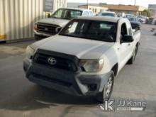 2014 Toyota Tacoma Access-Cab Pickup Truck Runs & Moves, Air Bag Light Is On , Cracked Windshield, P
