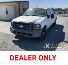 2005 Ford F250 Crew-Cab Pickup Truck Runs & Moves , Running Rough