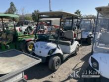 2011 Yamaha Golf Cart Runs & Moves, No Key Needed To Operate, True Hours Unknown