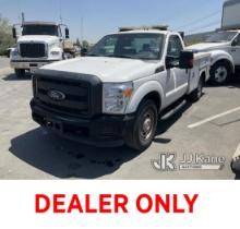 2013 Ford F-250 SD Regular Can Pickup 2-DR Runs & Moves, Has Check Engine Light