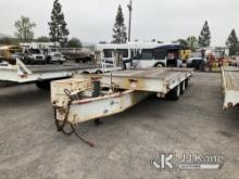 2001 ZIEMAN T/A Tagalong Flatbed Trailer Trailer Length: 24ft 5in, Trailer Width: 8ft 6in, Total Tra
