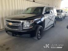 2015 Chevrolet Tahoe Police Package Sport Utility Vehicle Runs & Moves, Interior Stripped Of Parts