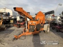 2011 Altec WC126A Chipper (12in Drum) Not Running, True Hours Unknown, Missing Battery