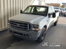 2003 Ford F250 Pickup Truck Runs & Moves, Paint Damage, Left Rear Damage