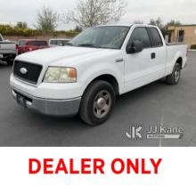 2006 Ford F150 Extended-Cab Pickup Truck Runs & Moves, Rear Tires Are Bald