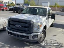 2014 Ford F250 Pickup Truck Runs & Moves, Paint Damage, Body Damage On Passenger Mirror