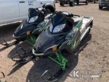 2011 Arctic Cat Snowmobile Not Running, Condition Unknown) (Seller States: Cracked Fuel Tank Filler 