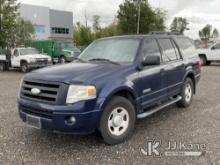2008 Ford Expedition Sport Utility Vehicle Runs & Moves) (Drivers Window Does Not Work,