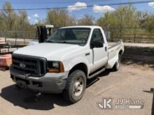2006 Ford F350 4x4 Pickup Truck Not Running, Condition Unknown) (Wrecked
