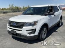 2016 Ford Explorer 4x4 Police 4-Door Sport Utility Vehicle Runs & Moves