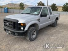2008 Ford F250 4x4 Extended-Cab Pickup Truck, Taxable Item Runs and Moves)(Body Damage, Check Engine
