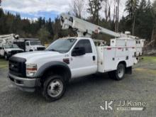 Altec AT200A, Telescopic Non-Insulated Bucket Truck mounted behind cab on 2008 Ford F450 Service Tru