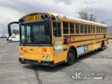 2008 Thomas Saf-T-Liner School Bus Stop Engine & Engine Protect Light On) (Runs & Moves