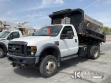 2010 Ford F550 4x4 Dump Truck Runs, Moves & Operates