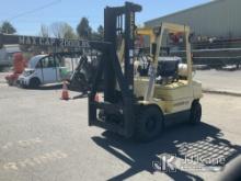 2001 Hyster H50XM Pneumatic Tired Forklift Runs, Moves & Operates