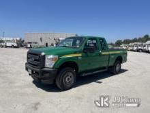 2014 Ford F350 4x4 Extended-Cab Pickup Truck Runs & Moves) (Check Engine Light On, Exhaust Leak, Bad