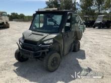 2018 Polaris Ranger XP900 Yard Cart, (GA Power Unit) Runs & Dump Operates)(Moves Intermittently, Jum