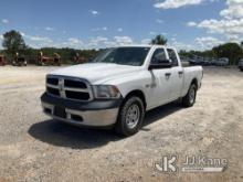2014 Ram 1500 4x4 Extended-Cab Pickup Truck Runs & Moves) (Jump To Start, Check Engine Light On, Bod