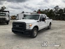 2015 Ford F250 Extended-Cab Pickup Truck, (GA Power Unit) Runs & Moves) (Body Damage, Windshield Chi