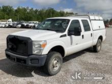 2015 Ford F250 4x4 Crew-Cab Pickup Truck Runs & Moves) (Check Engine Light On, Body Damage, Seller N