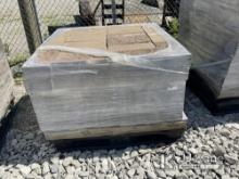 (1) pallet of block caps NOTE: This unit is being sold AS IS/WHERE IS via Timed Auction and is locat