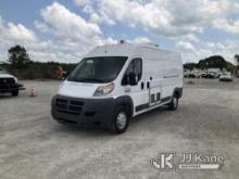 2018 RAM Promaster 3500 Cable Splicing Van Runs & Moves) (Check Engine Light On, Body/Paint Damage) 