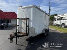2004 Pace American Trailer CS614TA2, 14 Ft T/A Enclosed Trailer Body Damage