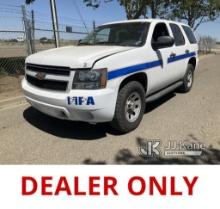 2013 Chevrolet Tahoe Police Package 4x4 4-Door Sport Utility Vehicle Runs & Moves