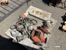 Pallet With Irrigation Reel & Miscellaneous parts. NOTE: This unit is being sold AS IS/WHERE IS via 