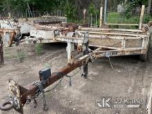 2014 T/A Pole/Material Trailer Stands & Rolls, Serial Plate Is Missing