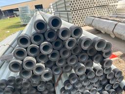 (38) JOINTS 2 1/2” X 10; GALVANIZED THREADED PIPE