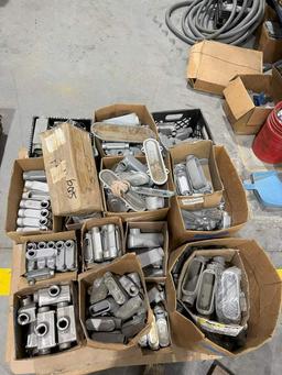 ASSORTED LB, LC, LR AND T RIGID AND PVC CONDUIT FITTINGS ( 1/2 INCH – 2 INCH)