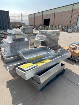 (6) ASSORTED SQUARE D PANEL BOXES  AND 4 CONCRETE FLOOR BOXES