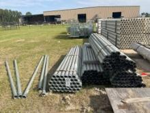 (38) JOINTS 2 1/2” X 10; GALVANIZED THREADED PIPE