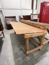 LARGE WOODEN BLUEPRINT/DRAFTING TABLE