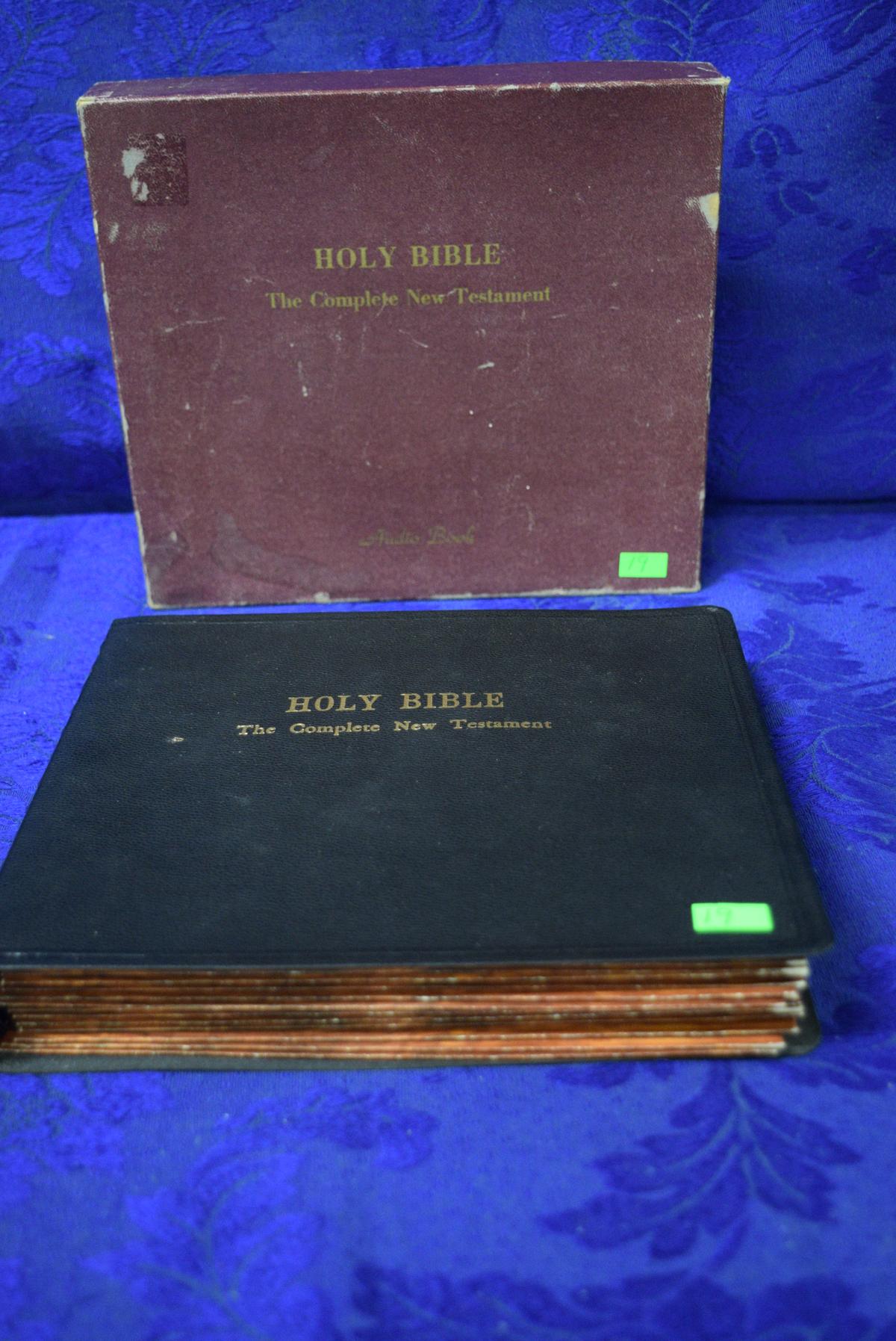 VINTAGE COLLECTION OF THE HOLY BIBLE ON AUDIO!